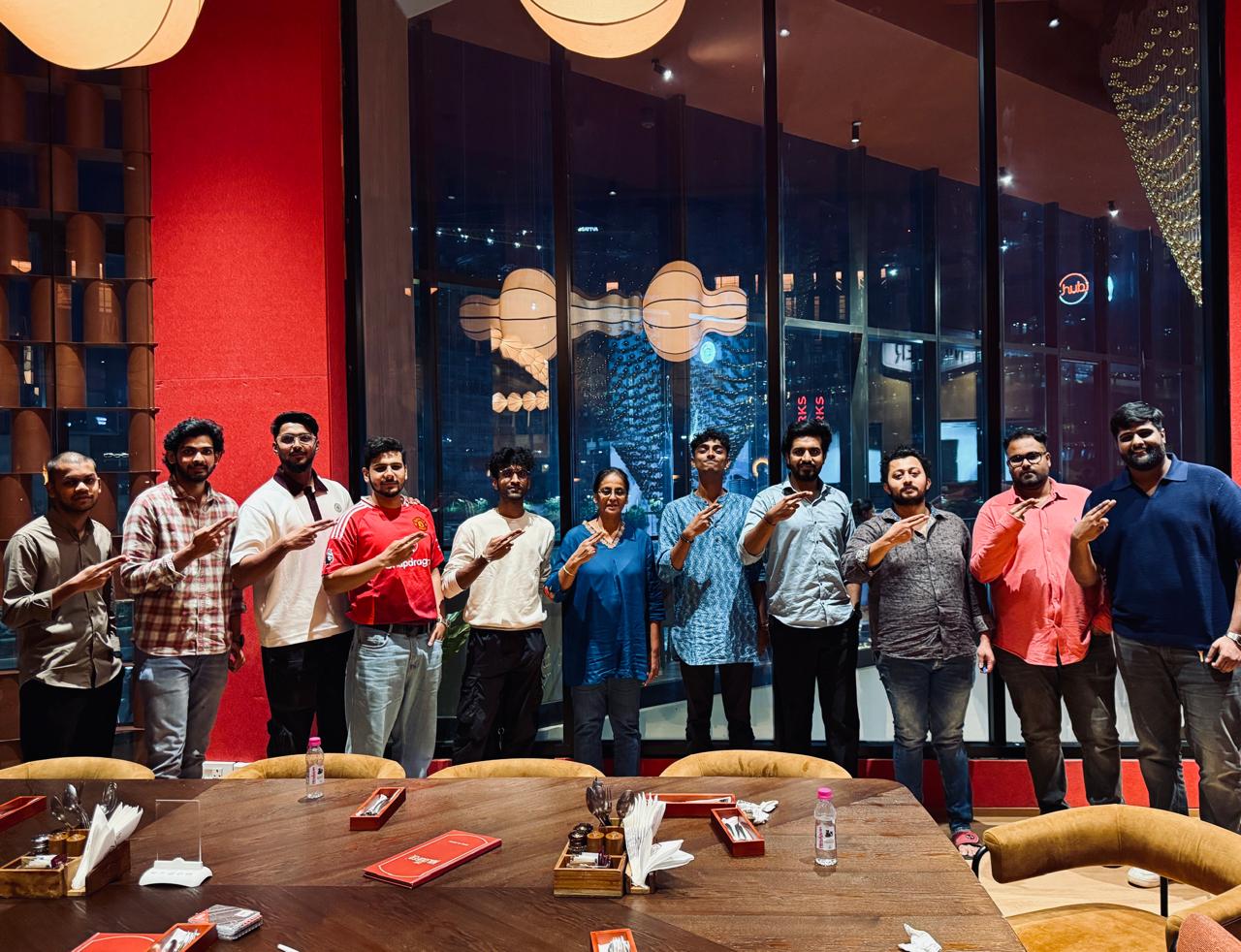 Hive Collective Team - Restaurant Gathering